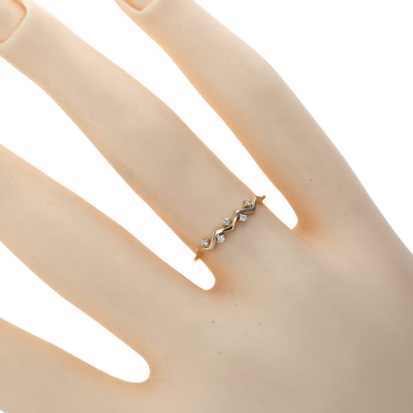 楽天市場】ete エテ K10YG イエローゴールド リング ダイヤモンド 0.03