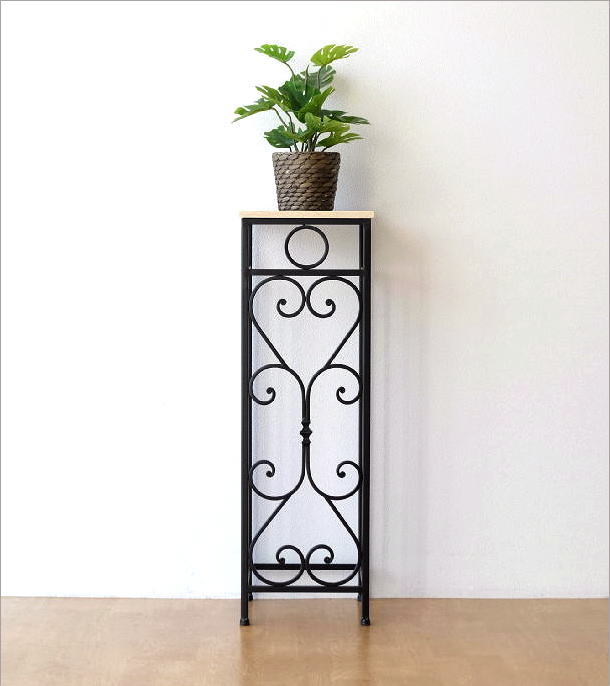 楽天市場】花台 アイアン おしゃれ 大理石 玄関 フラワースタンド