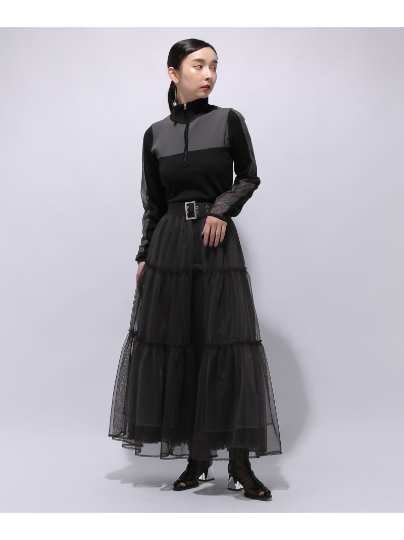 楽天市場】チュールベルトスカート HARE ハレ スカート ロング・マキシ