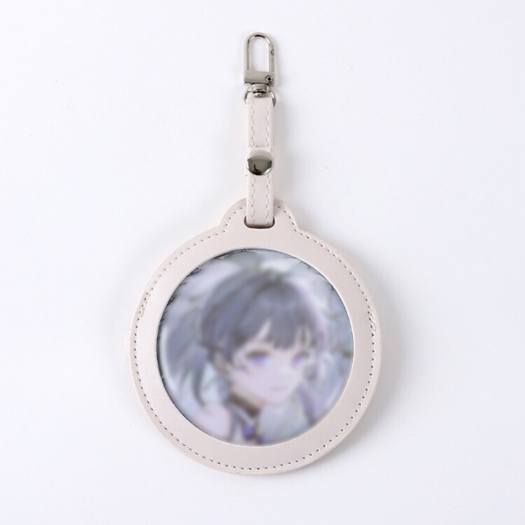 楽天市場】 PUレザー 【2枚セット】缶バッジカバー 58mm 透明 缶バッジ