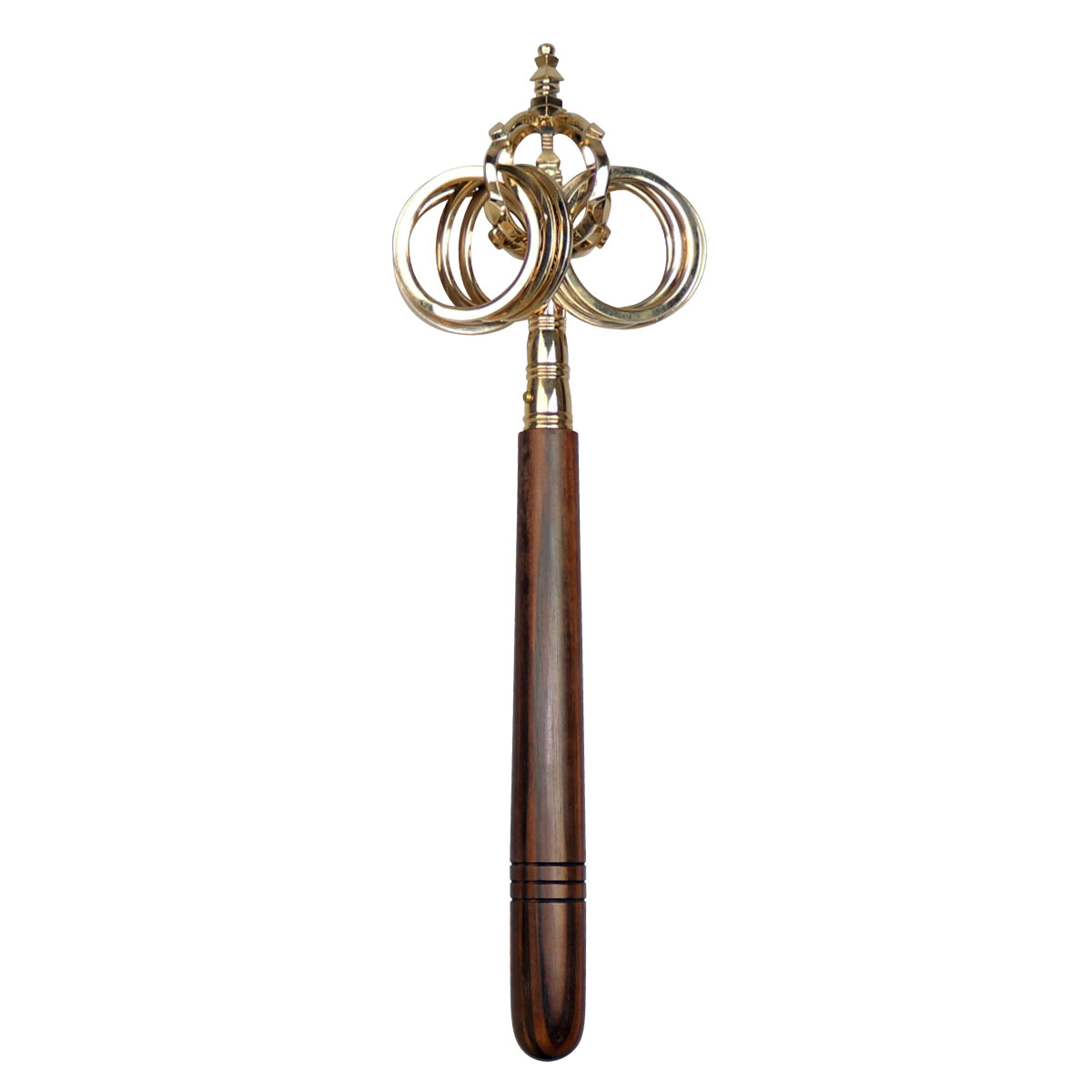 楽天市場】錫杖 手錫杖 本焼き 十二環 33cm 大サイズ : 御朱印帳の