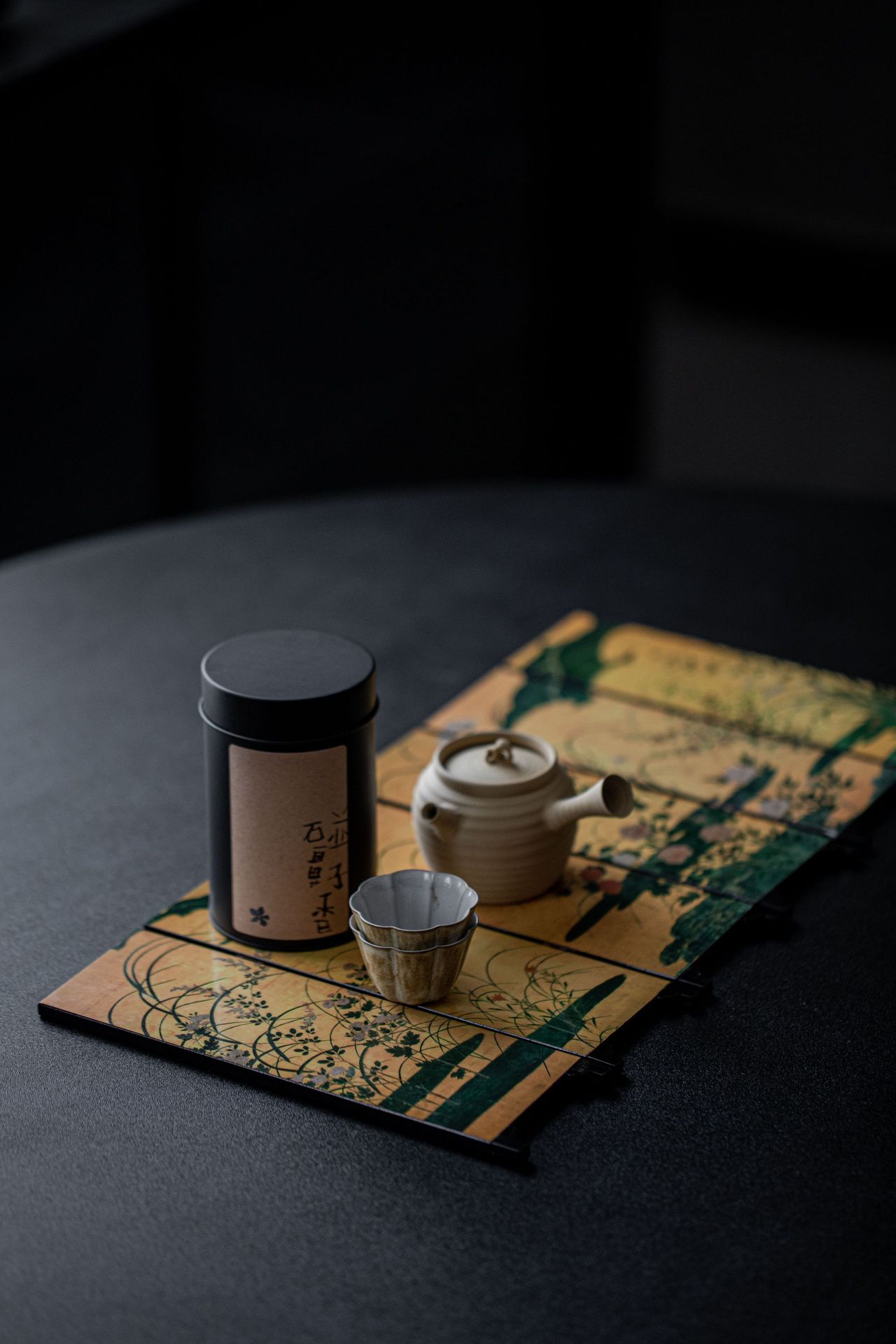 楽天市場】IwaiLoft Tea Art ミニ屏風 名画 屏風 6連 六曲 小さい 卓上
