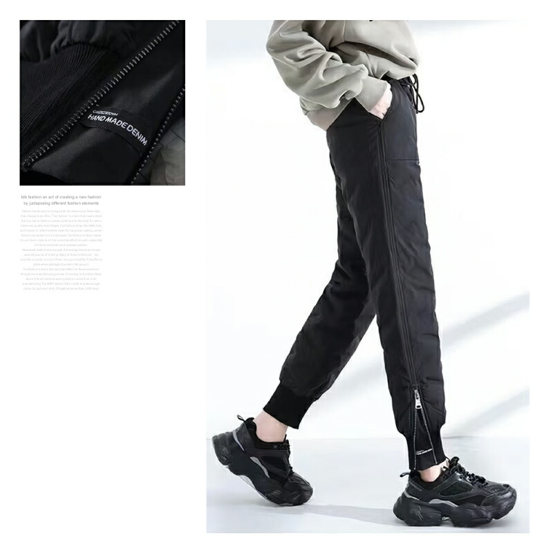 楽天市場】ナイロン ジョガーパンツ レディース あったか 極暖