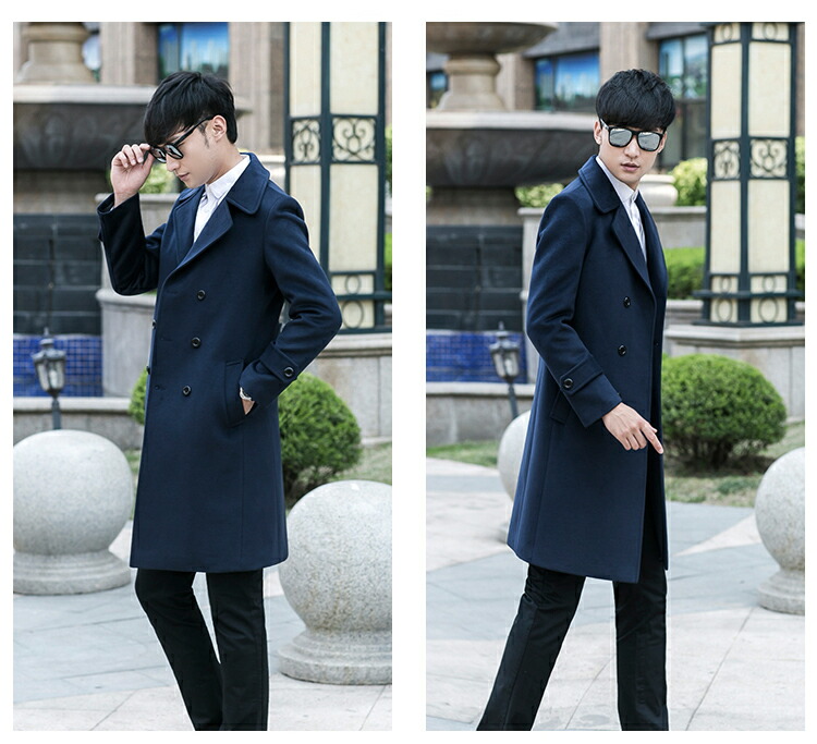 楽天市場】秋冬新作コート メンズ トレンチコート 秋 冬 大きいサイズ