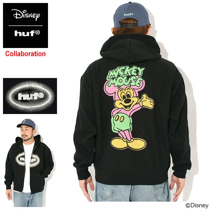楽天市場】ハフ HUF パーカー ジップアップ メンズ ディズニー
