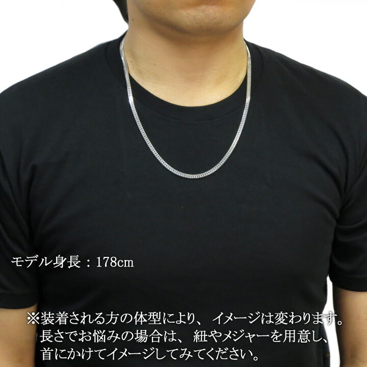 楽天市場】シルバー 喜平ネックレス 6面ダブル 六面 シルバー925 40g