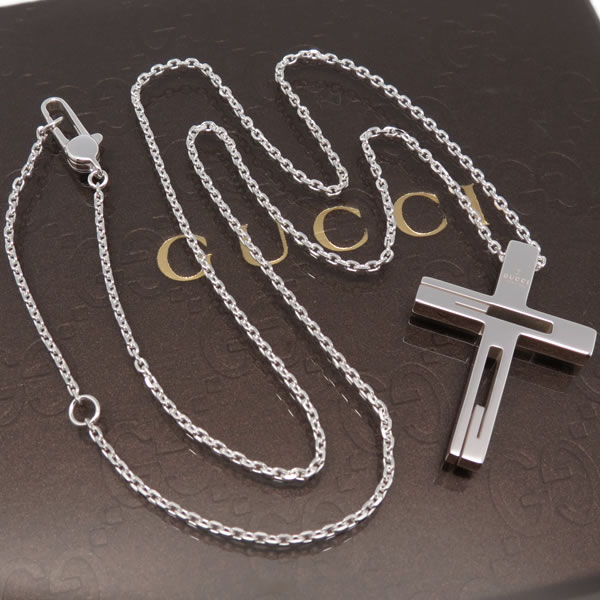 楽天市場】グッチ ネックレス GUCCI ペンダント シルバー アクセサリー