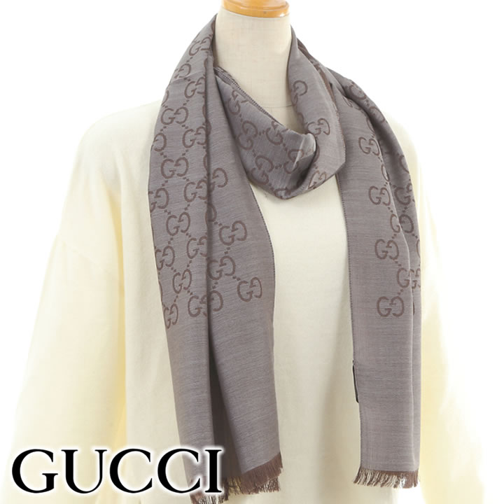 楽天市場】グッチ ストール GUCCI マフラー GG柄 ユニセックス 男女