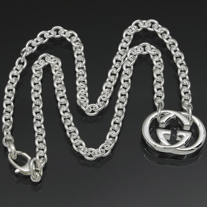 楽天市場】グッチ ネックレス GUCCI ペンダント シルバー アクセサリー