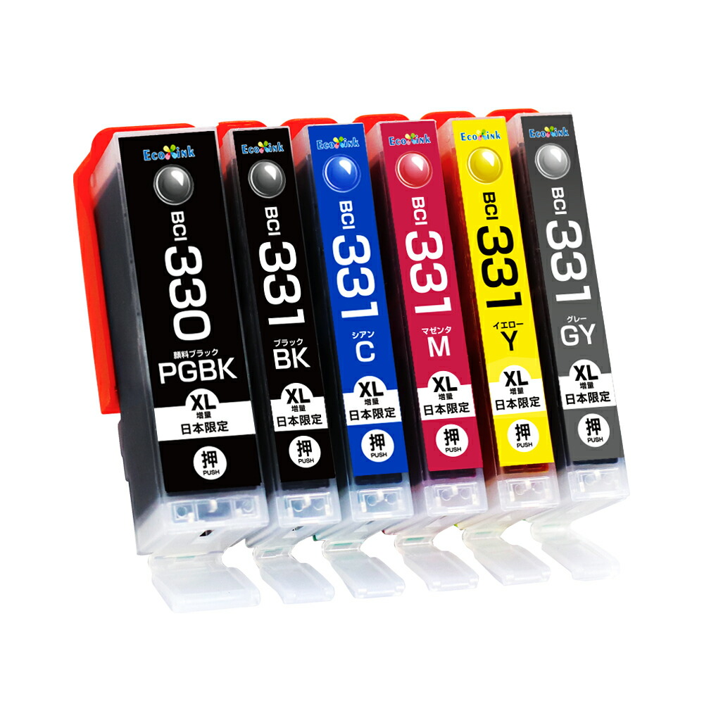 楽天市場】BCI-331XL+330XL / 6MP 互換インクカートリッジ 互換インク