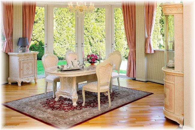 楽天市場】サルタレッリ ヴェルサイユ ダイニングセット 5点 幅180