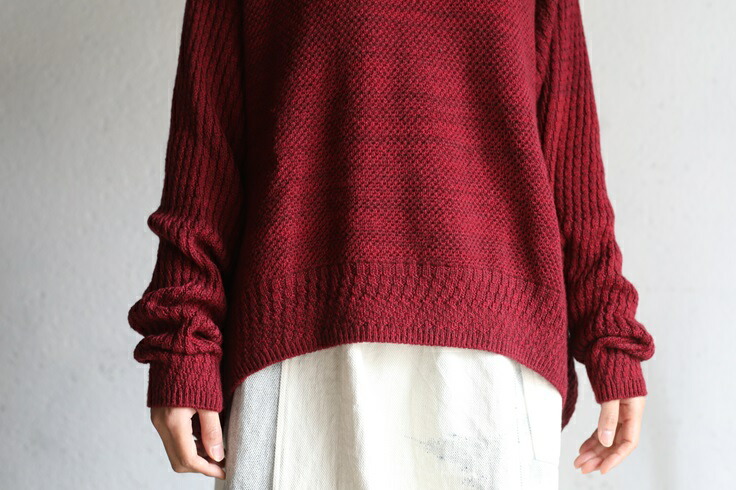 楽天市場】tamaki niime(タマキ ニイメ) 玉木新雌 PO knit wpo2_mira03