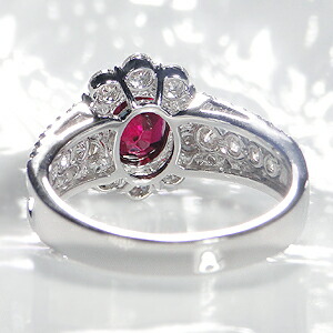 楽天市場】【鑑別書付】pt900 ルビー & ダイヤモンド リング希少 高級