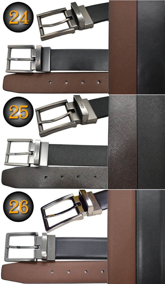 楽天市場】Calvin Klein カルバンクライン リバーシブルベルト 全11
