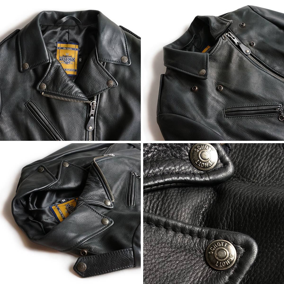 楽天市場】ショット SCHOTT 536W カウハイド レディース ダブル