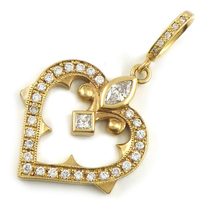 楽天市場】ローリーロドキン Loree Rodkin ペンダントトップ ハート