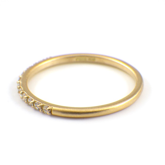 楽天市場】アーカー AHKAH リング ドゥーズブリエ ハーフエタニティ