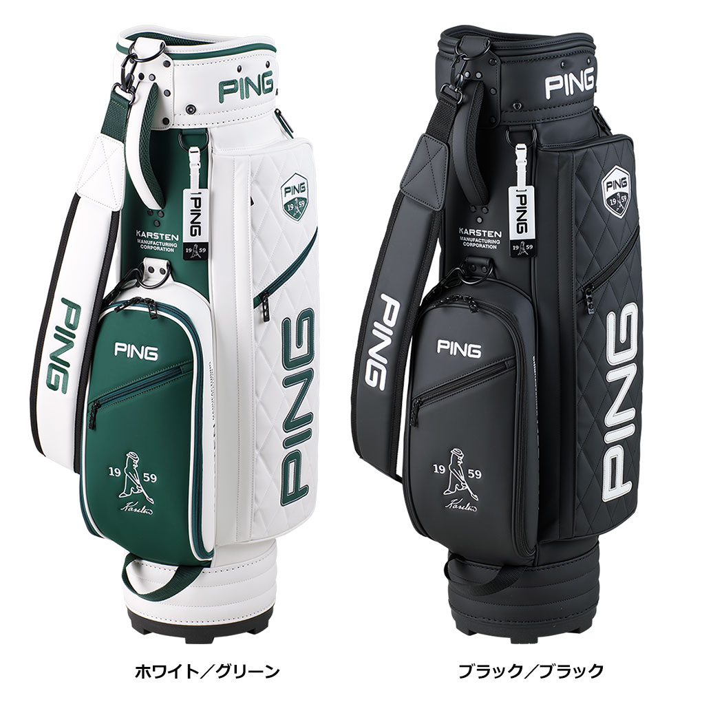 PING Karsten キャディバッグ ホワイト PING Karsten キャディバッグ