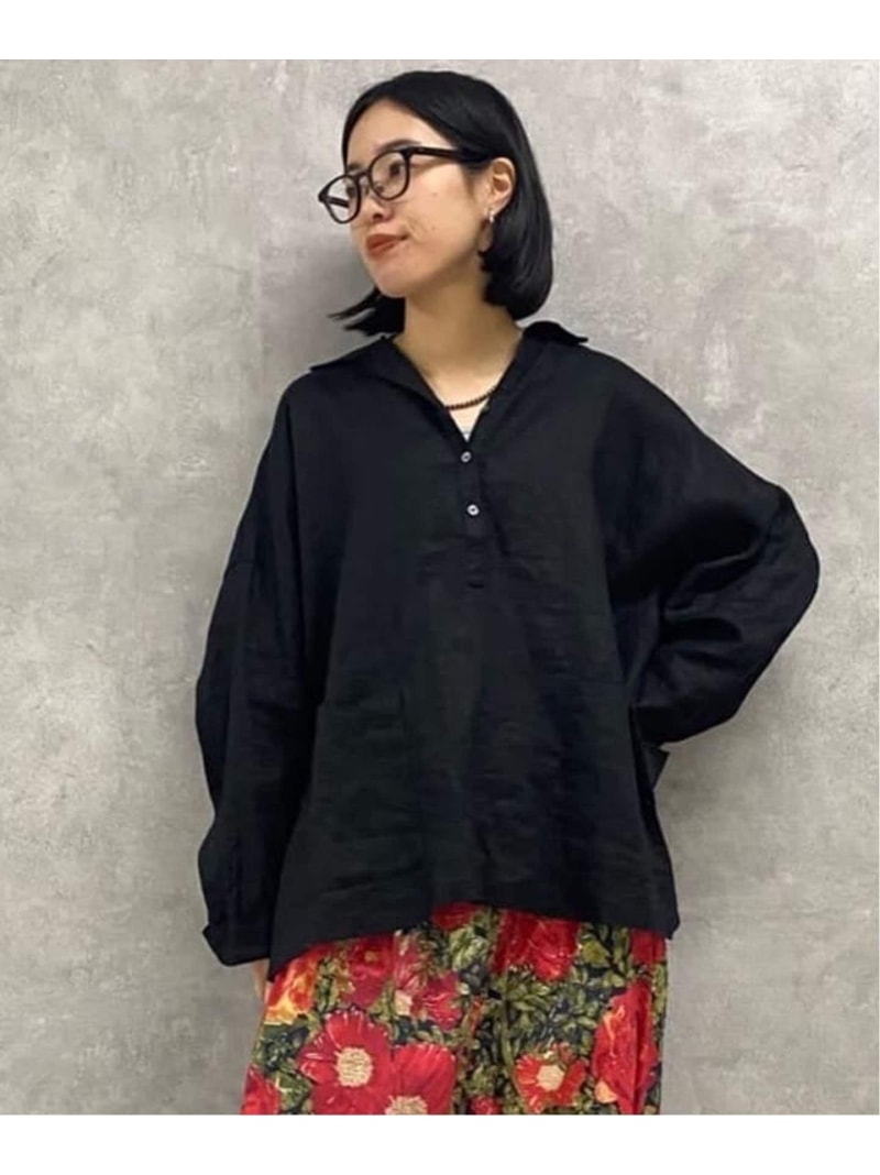 楽天市場】リネンワッシャー スキッパーシャツ journal standard luxe