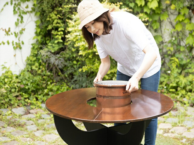 楽天市場】七輪 おしゃれ 囲炉裏 テーブル 七輪テーブル 折りたたみ