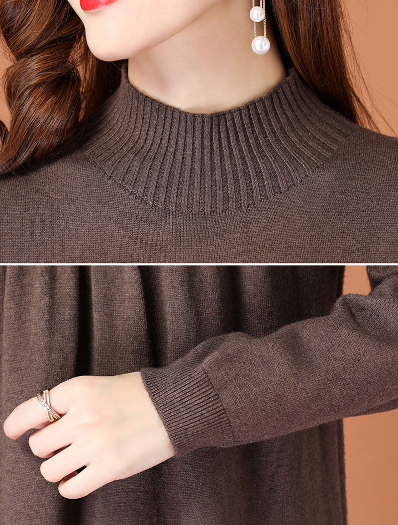 楽天市場】ワンピース 秋冬 きれいめ ニットワンピース ロング ニット