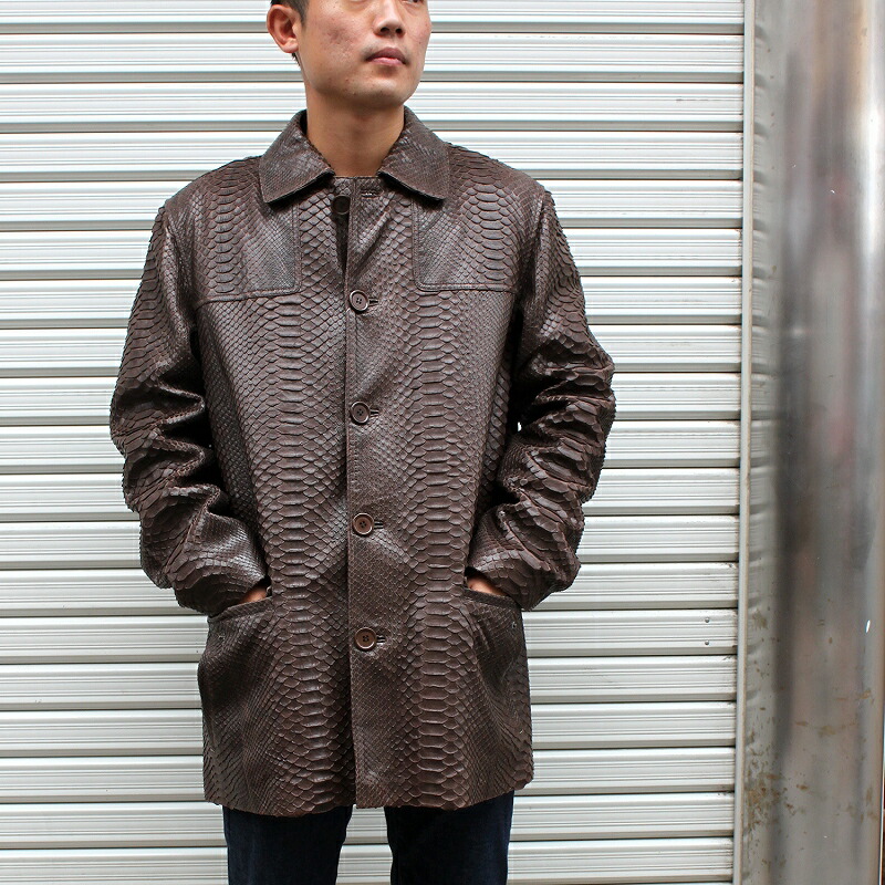 楽天市場】パイソン メンズ ステンカラーコート ステンカラー