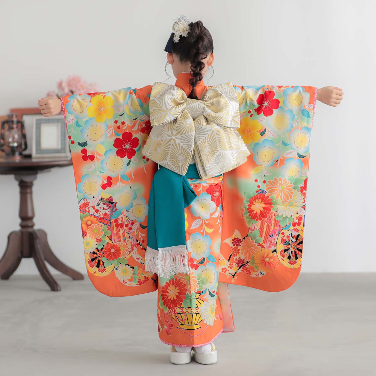 楽天市場】【レンタル】753 七五三 着物 7歳 フルセット 女の子