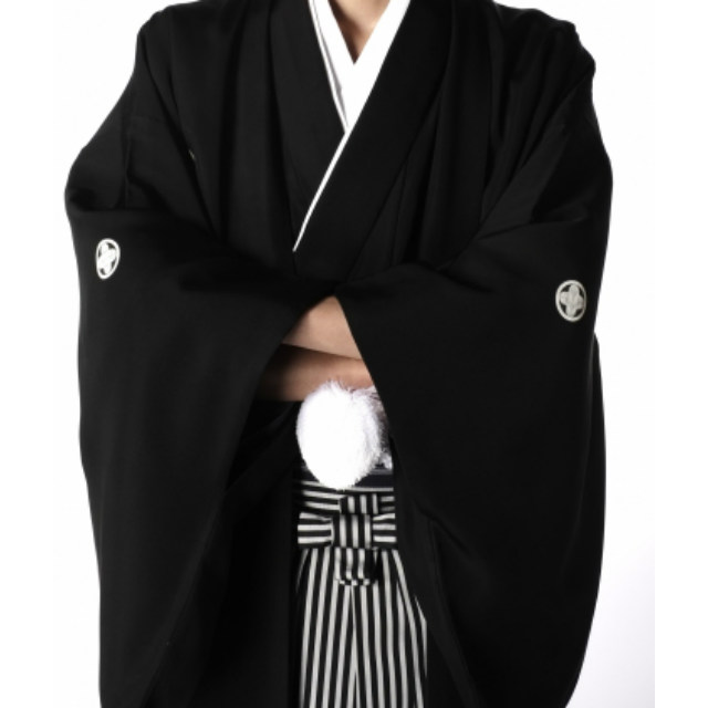 楽天市場】七五三 正絹 黒紋付 正絹袴 紋入れ込み 絹 五歳 男児フル