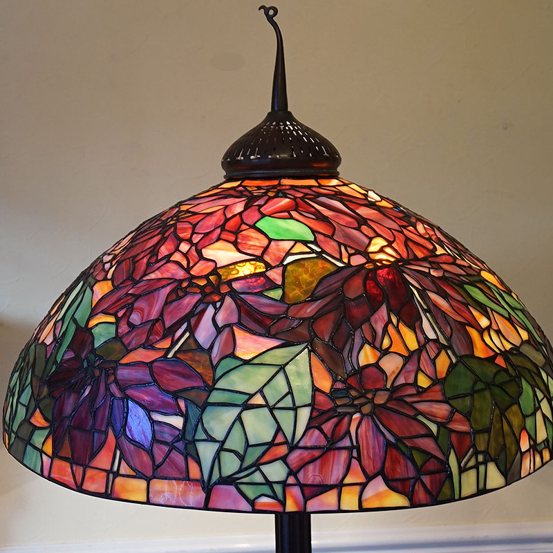 楽天市場】ヴィンテージ ステンドグラス フロアーランプ ティファニー