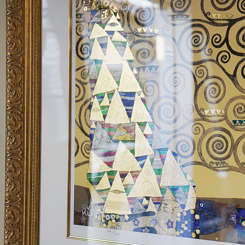 楽天市場】【スーパーセール価格】 絵画 インテリア クリムト 生命の樹