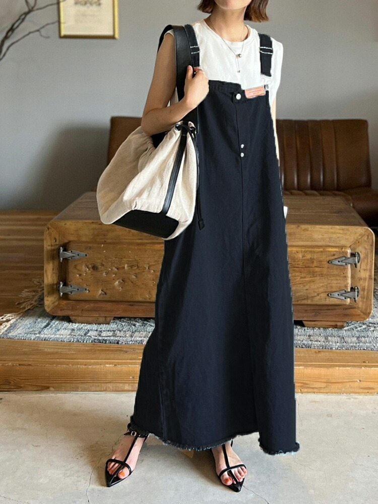 楽天市場】「春先取り限定4190円」 短納期 サロペット ワンピース