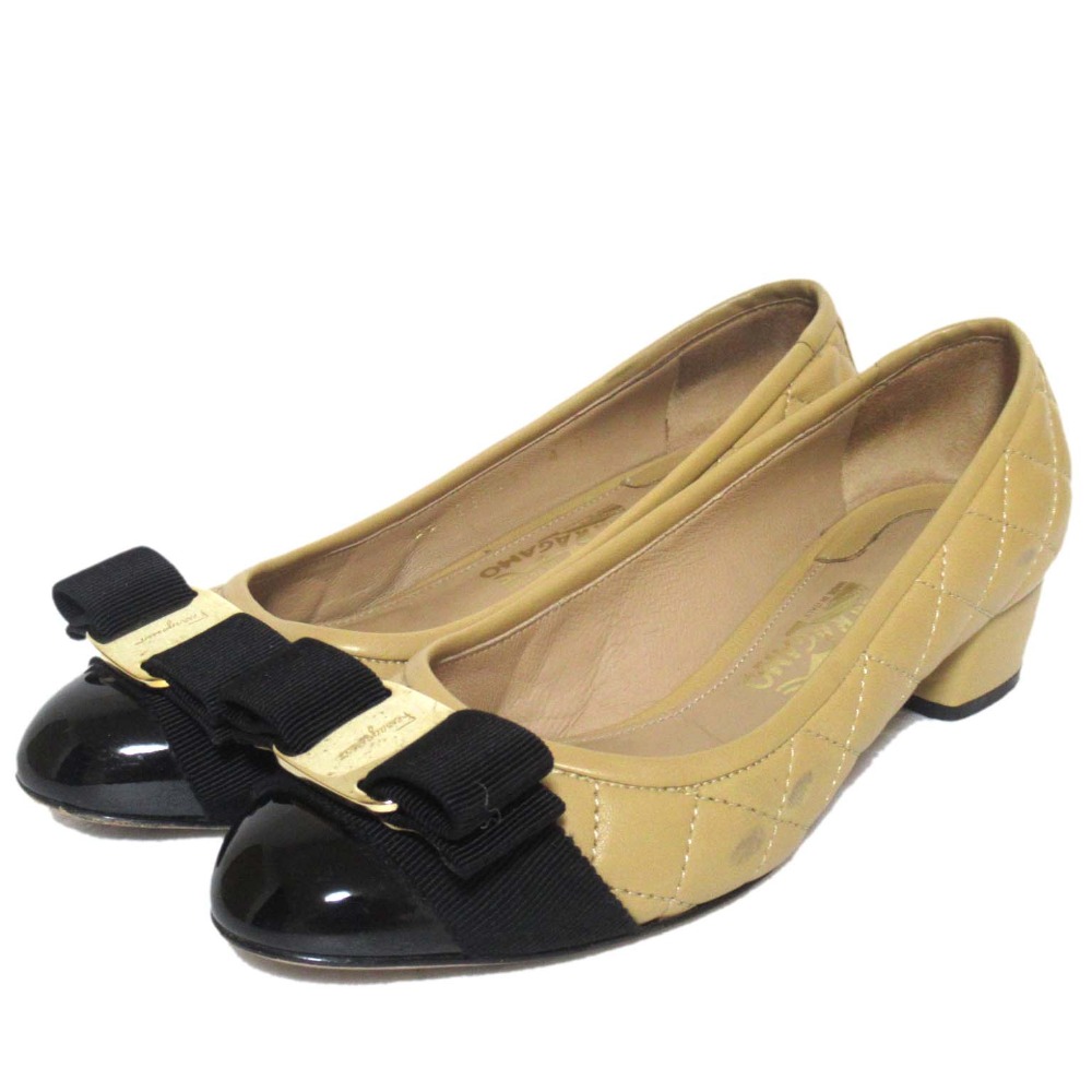 楽天市場】フェラガモ キルティング パンプスの通販