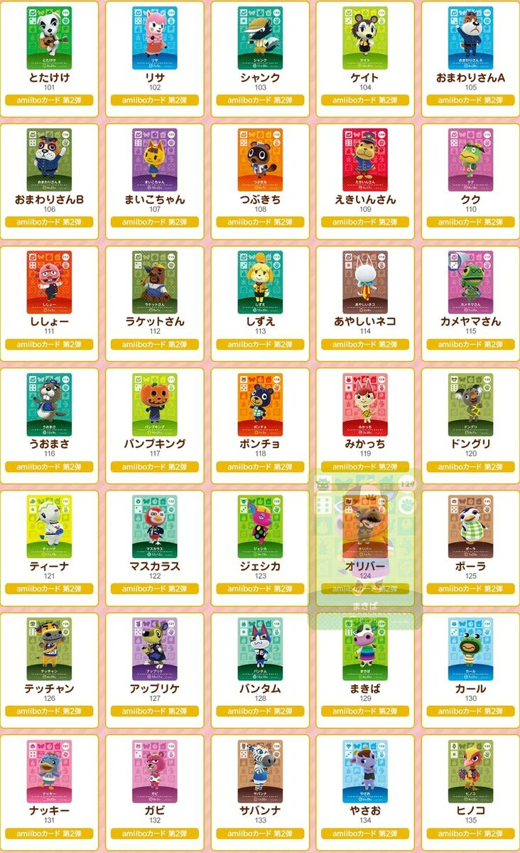 楽天市場】どうぶつの森amiiboカード 第2弾 (5パックセット)+amiibo
