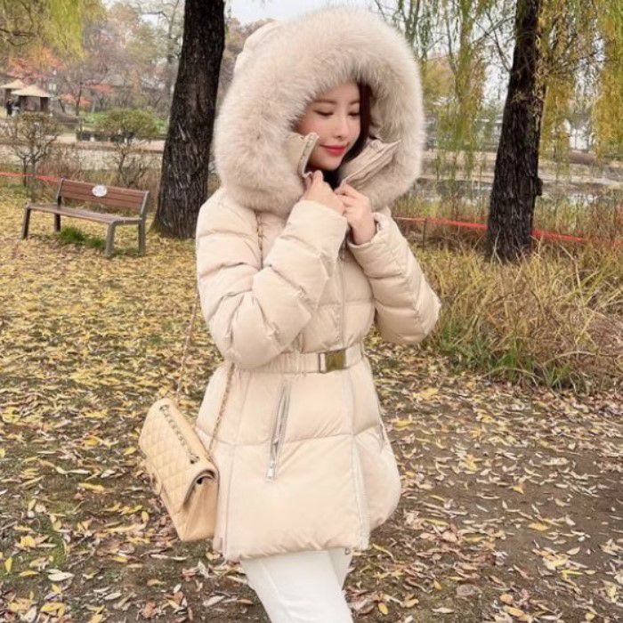 楽天市場】【送料無料】2024 AW 新作 3color リアルファー ベルト付き