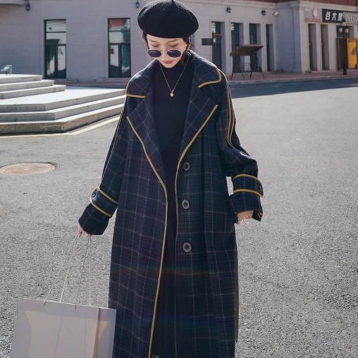 楽天市場】【送料無料】 2020年 秋冬 パイピング ステッチ チェック