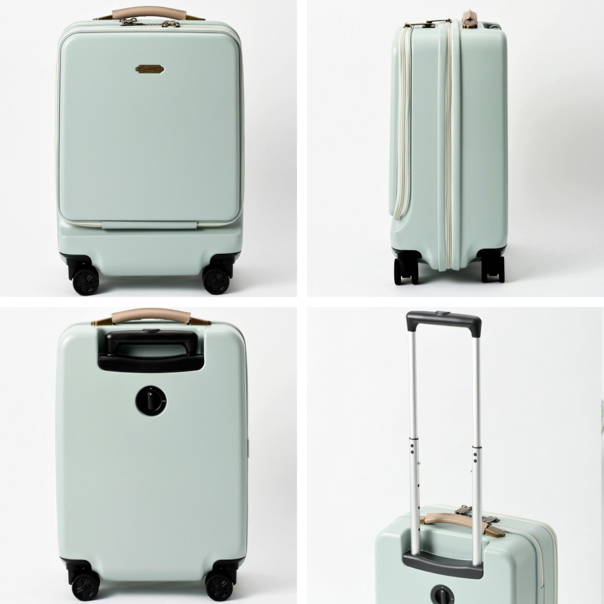 楽天市場】MILESTO キャリーケース キャビンサイズ フロントポケット