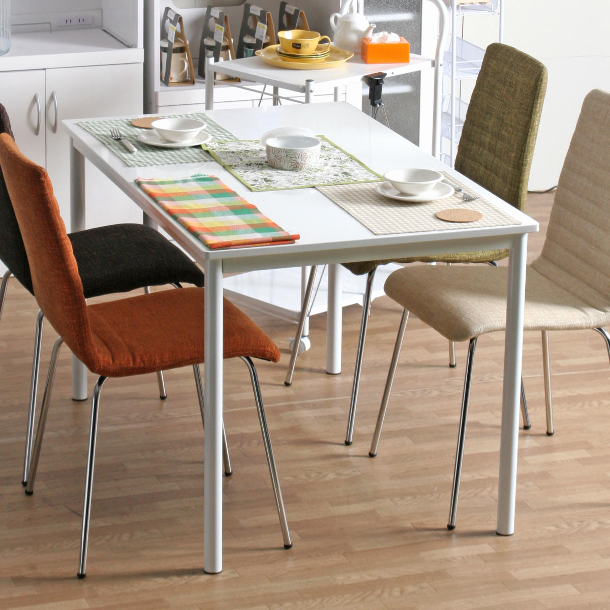 楽天市場】ダイニングテーブル 幅120cm 長方形 コンパクト 4人用