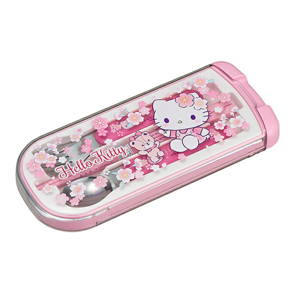 楽天市場】トリオセット 箸 スプーン フォーク ケース ハローキティ