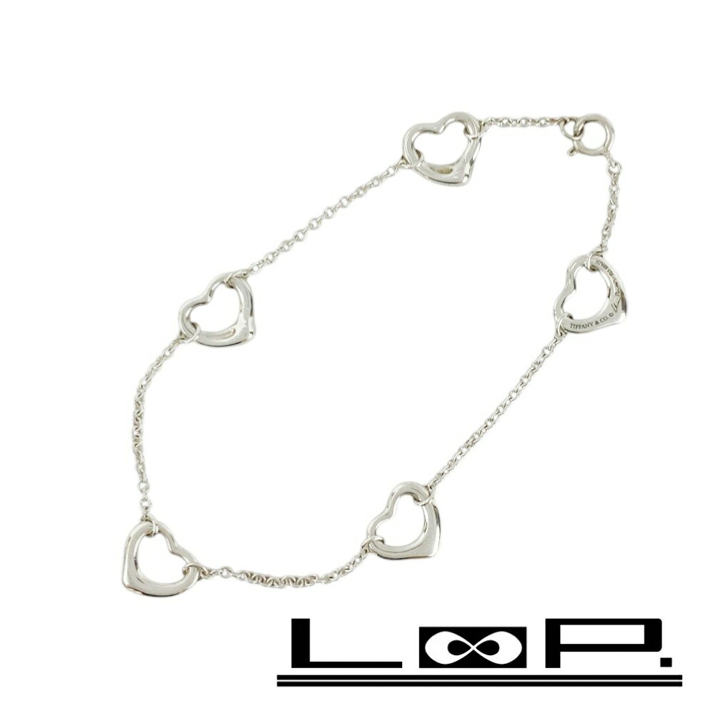 楽天市場】ティファニー オープンハート ブレスレット シルバーの通販