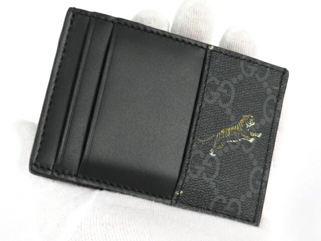 楽天市場】□未使用□ グッチ カード ホルダー カード ケース タイガー