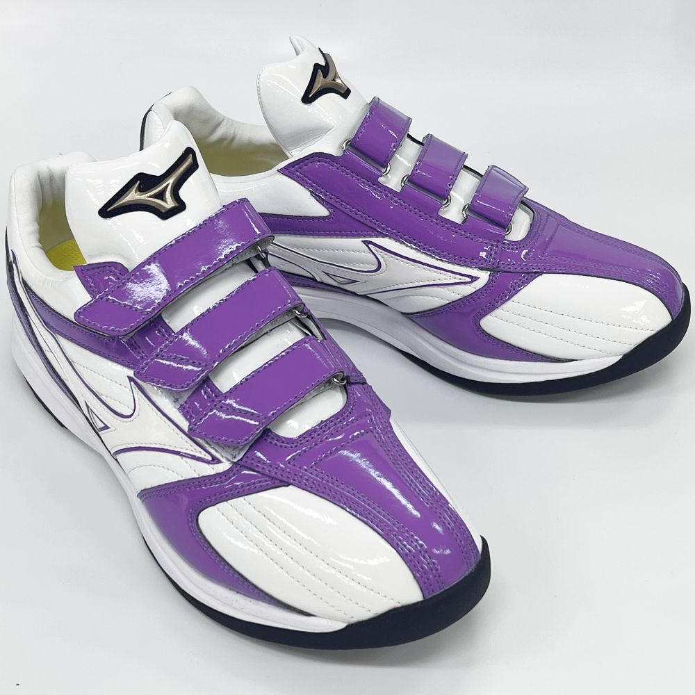 楽天市場】【サイズ交換送料無料】パープル×ホワイト ミズノ 野球