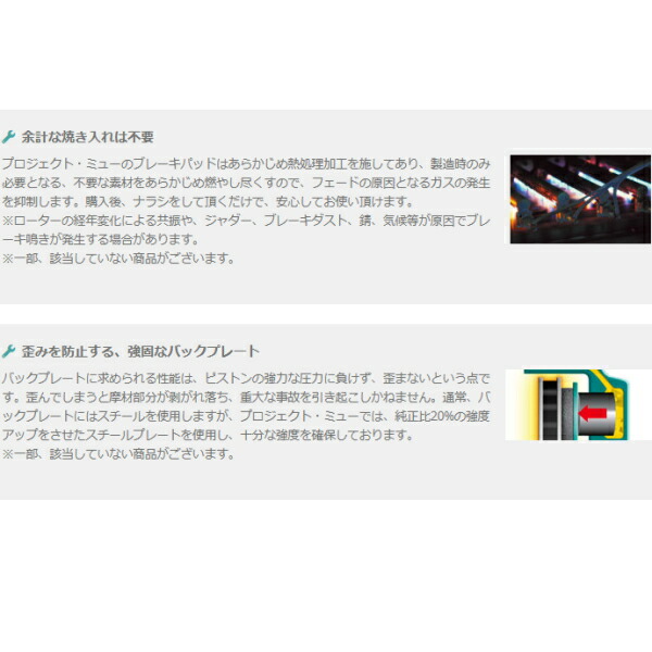 楽天市場】プロジェクトミューμ D1 specインナーシューR用ZN8トヨタ