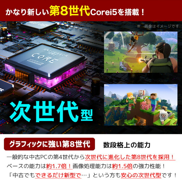 楽天市場】ゲーミングpc 第8世代で永く使える! 最新Win11正式対応