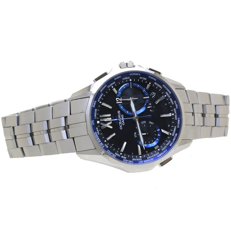 楽天市場】CASIO カシオ オシアナス マンタ OCW-S3400-1AJF デイデイト