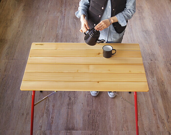 楽天市場】キャンプ テーブル 折りたたみ 木製 コンパクト 送料無料