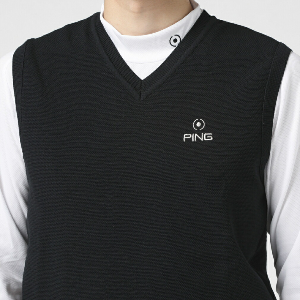 楽天市場】ピン ゴルフウェア ベスト 秋 冬 23FW ニットベスト
