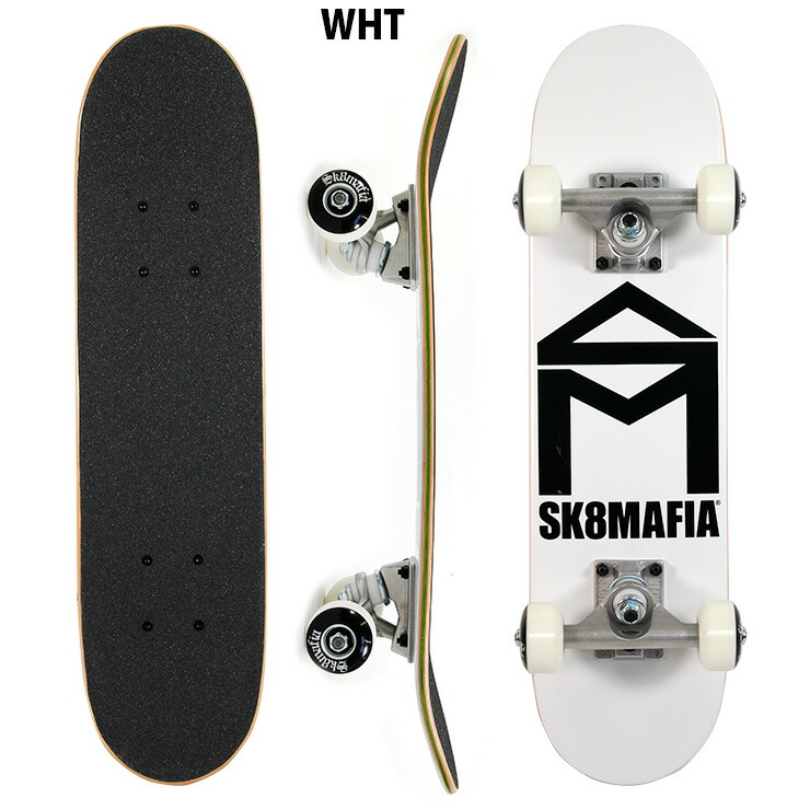 楽天市場】SK8MAFIA スケートマフィア コンプリート HOUSE LOGO BLK