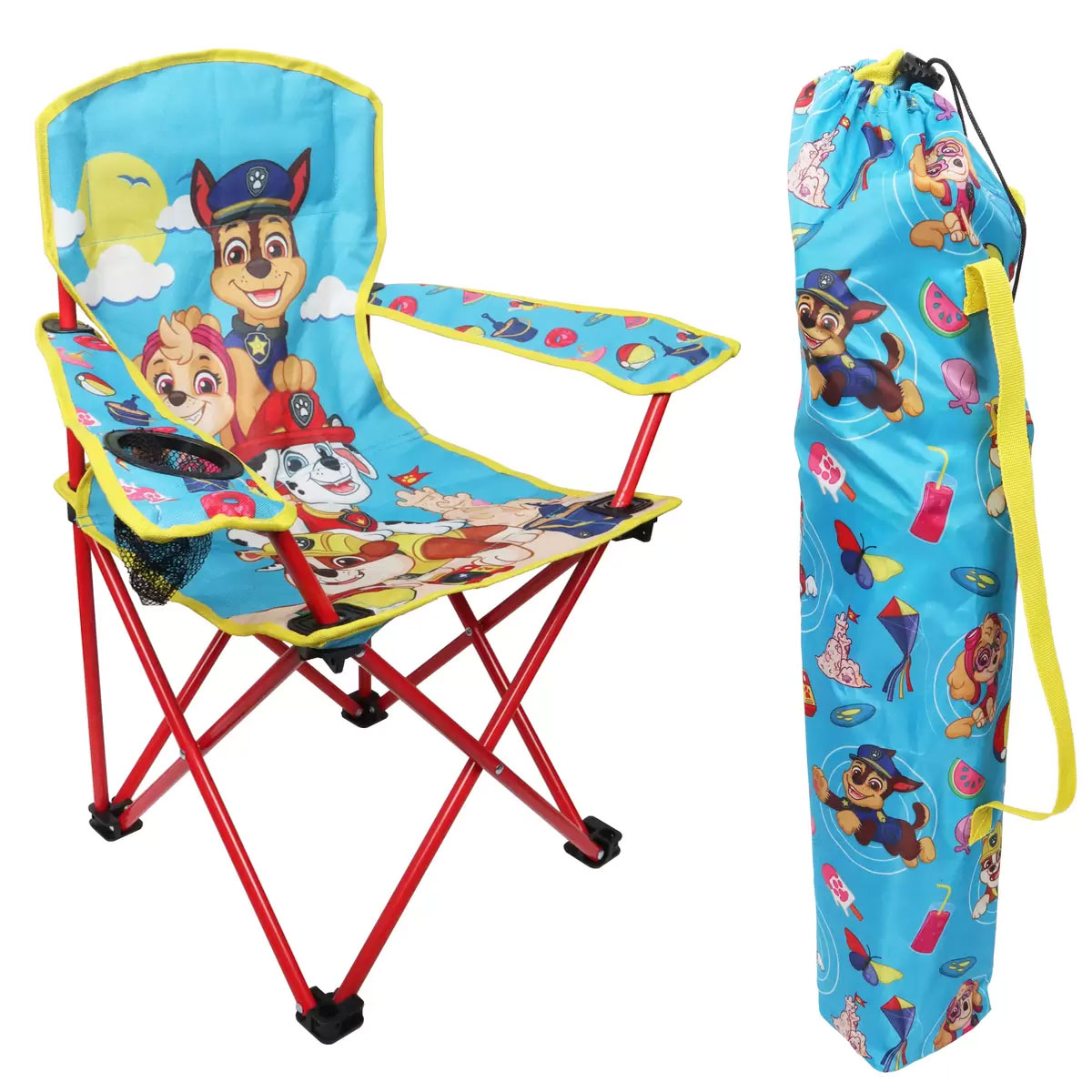 楽天市場】【送料無料】キャラクター キッズ用 ポータブルチェアー