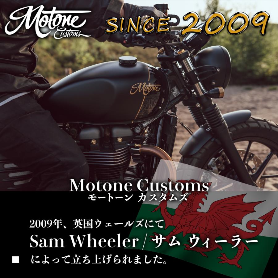 楽天市場】Motone(モートーン) バーエンドミラー TRILINE 80mm アルミ