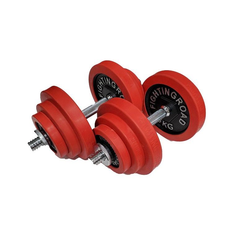 角型プレート】合計50kgバーベルにもなるダンベル 25kg×2個セット A7